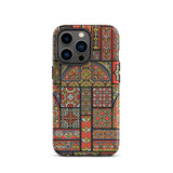 Medieval Stained Glass Windows - Auguste Racinet Phone Case Iphone 13 Pro / Matte Stained-glass Patterned Phone Case Medieval Stained