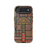 Medieval Stained Glass Windows - Auguste Racinet Phone Case Iphone 17 Air / Matte Design Red Green Colors, Mobile Cases