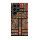 Medieval Stained Glass Windows Auguste Racinet Samsung Case, Galaxy S24 Ultra / Matte, Smartphone Case Colorful Intricate Stained Glass