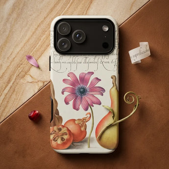 Medlar Poppy Anemone and Pear, Model Book of Calligraphy Phone Case Outer Shell Mobile Cases