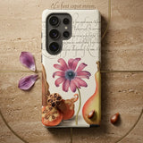 Medlar Poppy Anemone and Pear, Model Book of Calligraphy Phone Case Outer Shell Mobile Cases