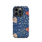 Medway - William Morris Victorian Era Iphone Case, 14 Pro / Matte, Floral Patterned Phone Case