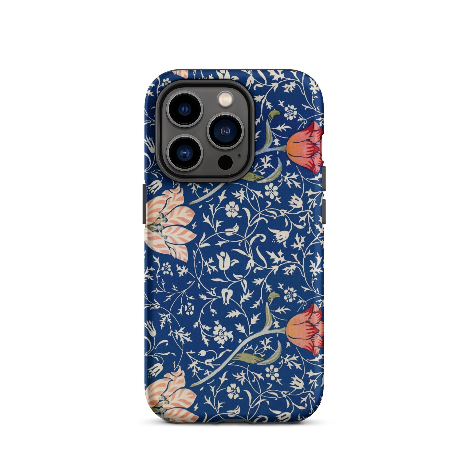 Medway - William Morris Victorian Era Iphone Case, 14 Pro / Matte, Floral Patterned Phone Case
