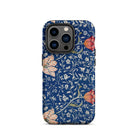 Medway - William Morris Victorian Era Iphone Case, 14 Pro / Tough Phone, Floral Patterned Phone Case