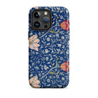 Medway - William Morris Victorian Era Iphone Case, 15 Pro Max / Tough Phone, Floral Patterned Phone Case