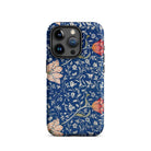 Medway - William Morris Victorian Era Iphone Case, 15 Pro / Tough Phone, Floral Patterned Phone Case