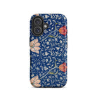 Medway - William Morris Victorian Era Iphone Case, 16 / Tough Phone, Floral Patterned Phone Case