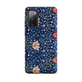 Medway - William Morris Victorian Era Samsung Case, Galaxy S20 Fe / Matte, Blue Phone Case Floral Pattern