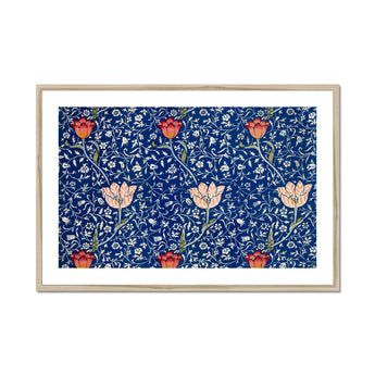 Medway - William Morris Victorian Floral Art Print, Framed Floral Pattern