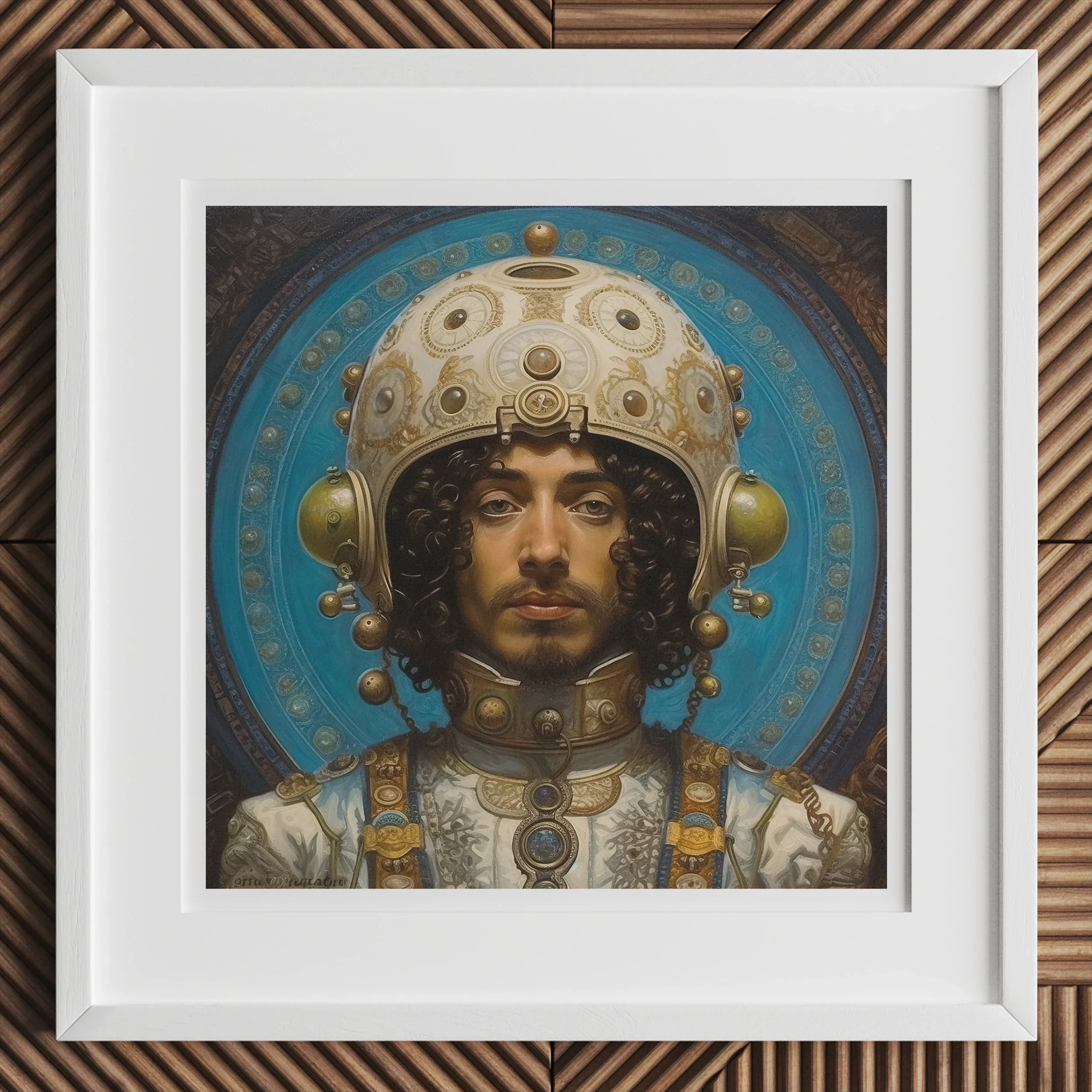 Mehdi - Gay Arabic Astronaut Art Print