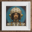 Mehdi - Gay Arabic Astronaut Art Print Posters Prints & Visual Artwork