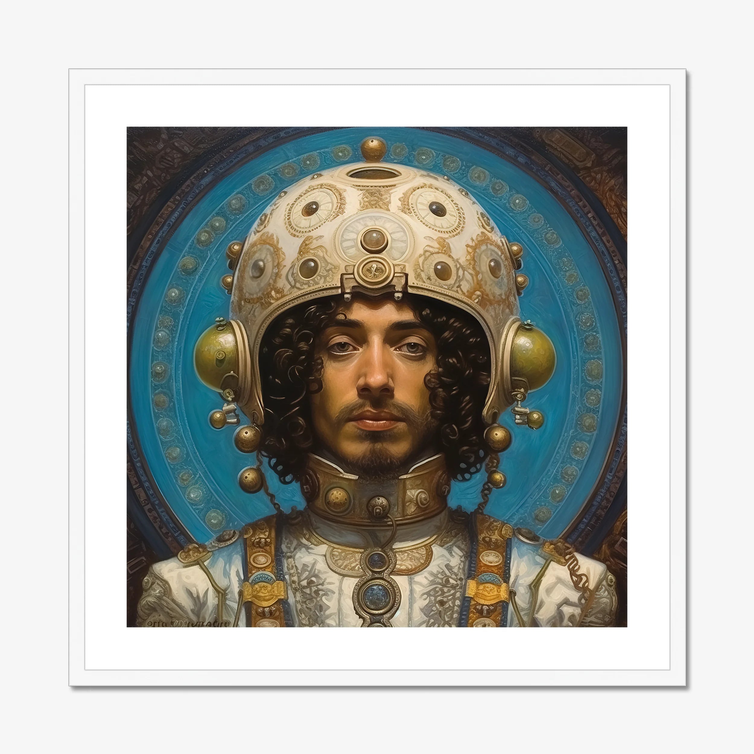 Mehdi - Gay Arabic Astronaut Art Print