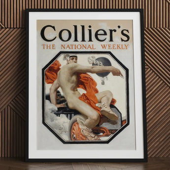 Mercury the Speed God - J.c. Leyendecker Art Print / Canvas, Prints