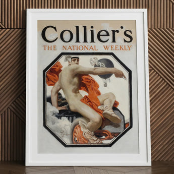 Mercury the Speed God - J.c. Leyendecker Art Print / Canvas, Prints