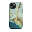 Mermaid Being Mobbed by Seagulls Giovanni Segantini Iphone Case, 15 Plus / Matte, Iphone Case Painting Woman Water Surrounded Seagulls