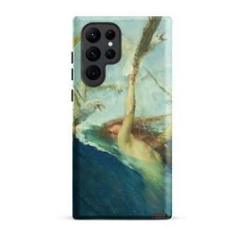 Mermaid Being Mobbed by Seagulls - Giovanni Segantini Phone Case, Samsung Galaxy S22 Ultra / Matte, Mobile Cases, Toby Leon