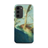 Mermaid Being Mobbed by Seagulls - Giovanni Segantini Samsung Case, Galaxy S23 Plus / Matte, Phone Case Classical Painting Woman Water