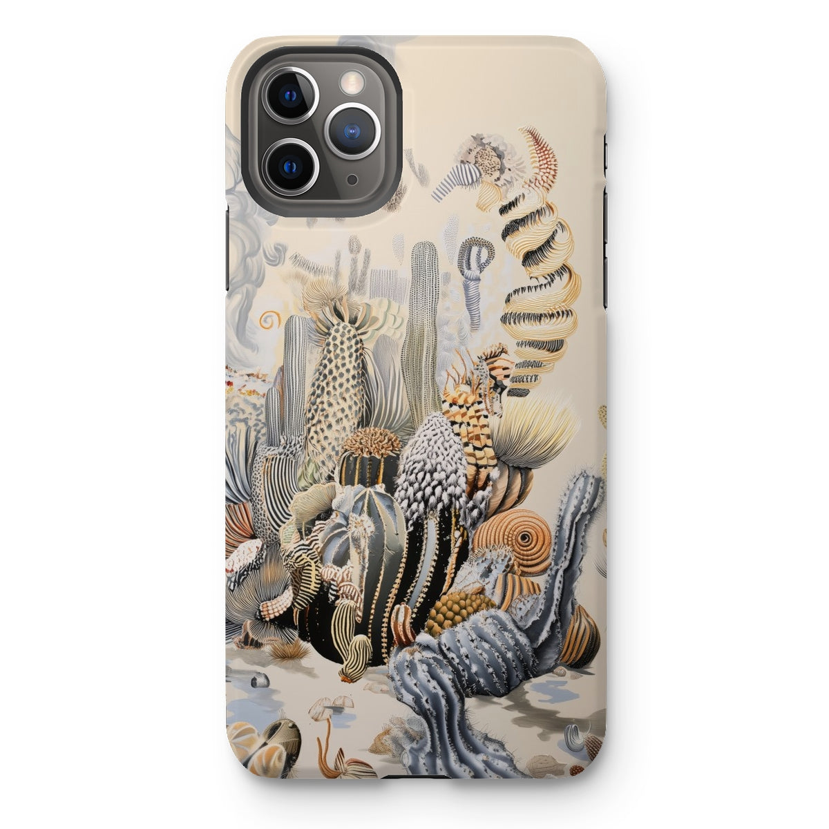 Metropolis - Surreal Cactus Art Iphone Case, 11 Pro Max / Matte, Iphone Case Surreal Desert Landscape