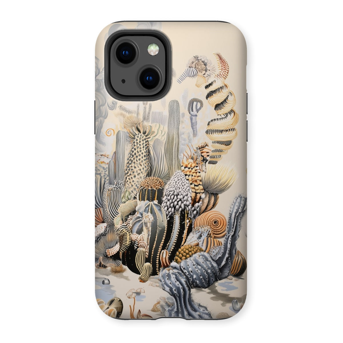 Metropolis - Surreal Cactus Art Iphone Case, 13 / Matte, Cactus-themed Phone Case