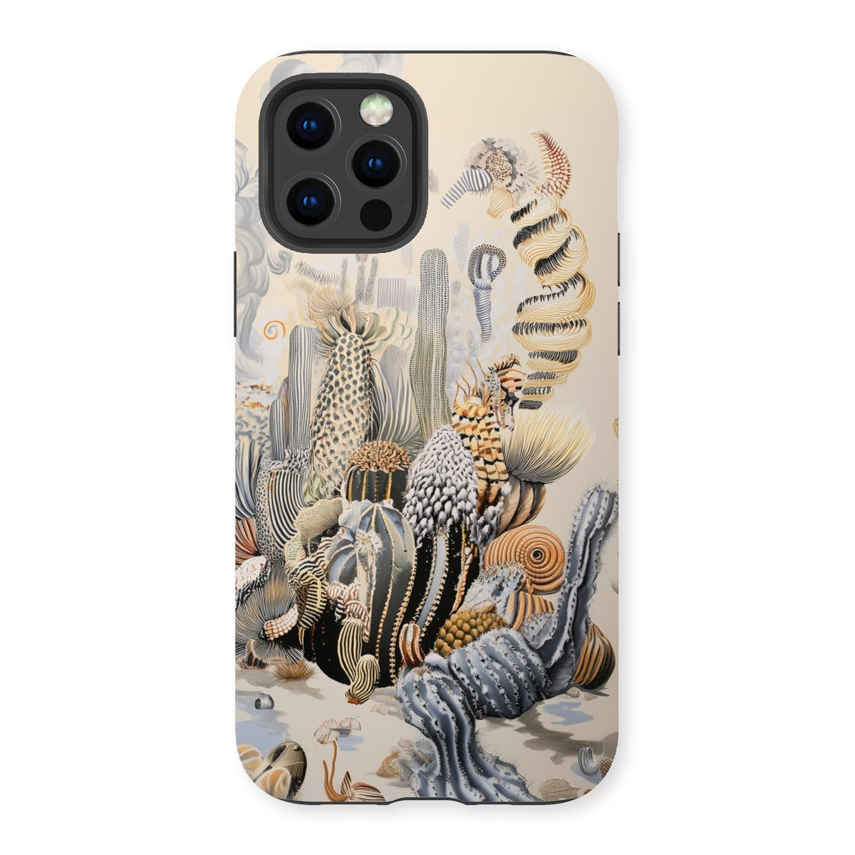 Metropolis - Surreal Cactus Art Iphone Case, 13 Pro / Matte, Cactus-themed Phone Case