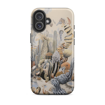Metropolis - Surreal Cactus Art Iphone Case, 16 Plus / Matte, Phone Case Cactus Design