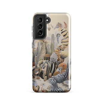 Metropolis - Surreal Cactus Art Phone Case, Samsung Galaxy S21 / Gloss, Mobile Cases, Toby Leon