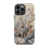 Metropolis - Surreal Cactus Art Phone Case Iphone 13 Pro Max / Matte Cactus-themed Iphone Case Surreal Cactus Art, Skyline Blooms,