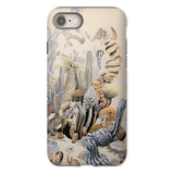 Metropolis - Surreal Cactus Art Phone Case Iphone 8 / Matte Artistic Phone Case Surreal Cactus Art, Skyline Blooms, Succulent Structures