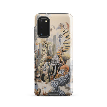 Metropolis - Surreal Cactus Art Phone Case Samsung Galaxy S20 / Gloss Protective Phone Case Detailed Illustration Cacti Succulents Earthy