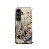 Metropolis - Surreal Cactus Art Samsung Case, Galaxy S24 / Gloss, Smartphone Case Intricate Detailed Illustration Natural Forms Shells
