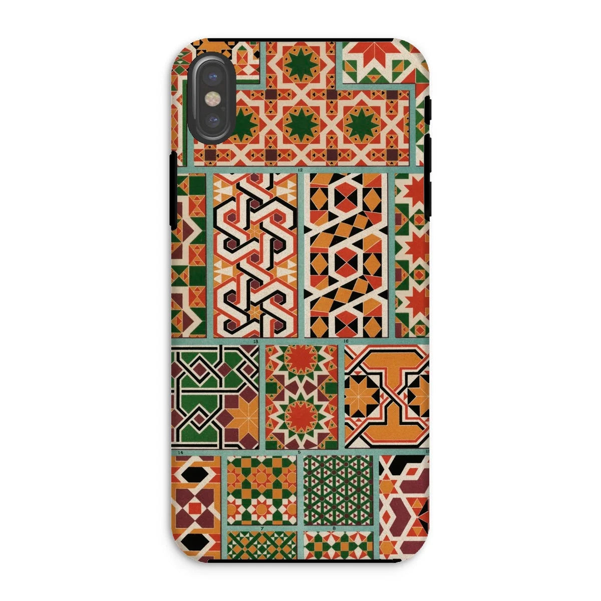 Middle Ages Pattern Design - Auguste Racinet Iphone Case Xs / Matte Mobile Phone Cases