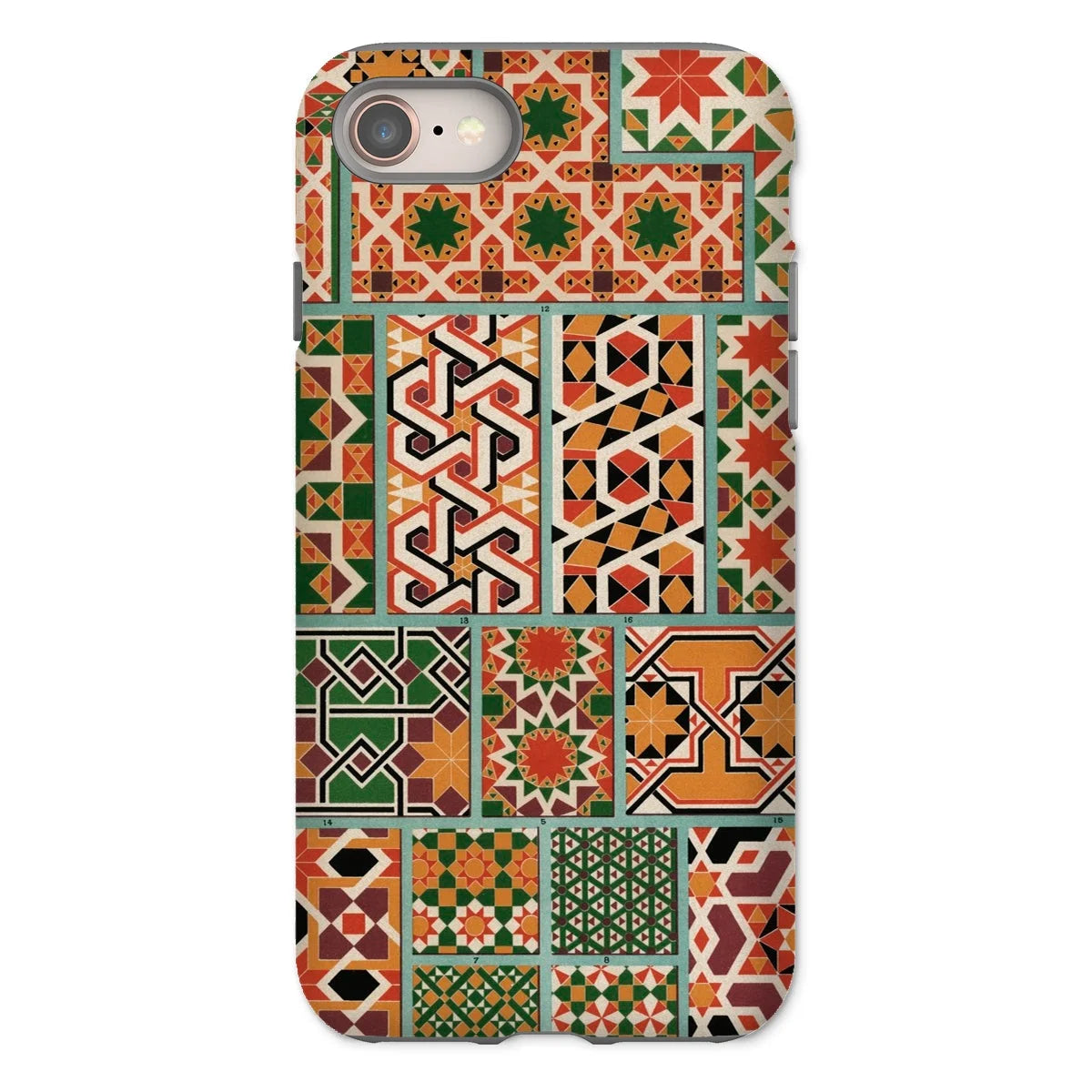 Middle Ages Pattern Design - Auguste Racinet Iphone Case 8 / Matte Mobile Phone Cases