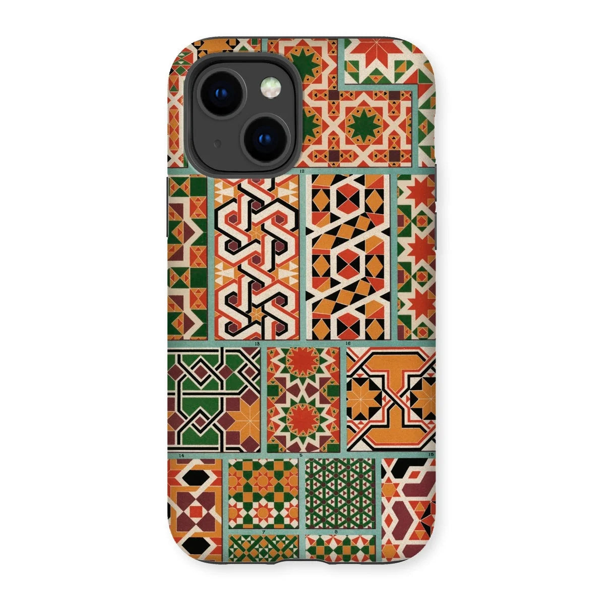 Middle Ages Pattern Design - Auguste Racinet Iphone Case 14 / Gloss Mobile Phone Cases