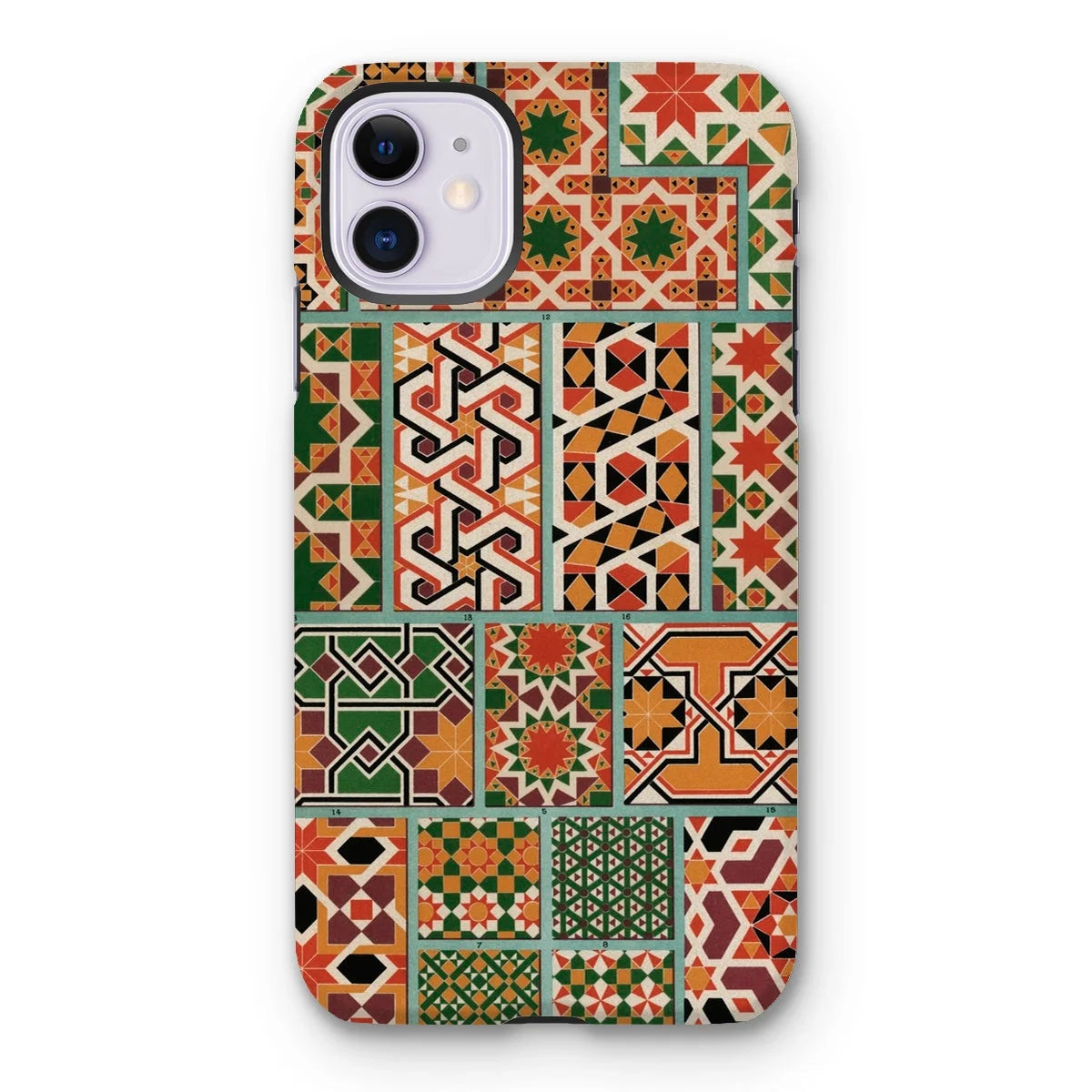 Middle Ages Pattern Design - Auguste Racinet Iphone Case 11 / Matte Mobile Phone Cases