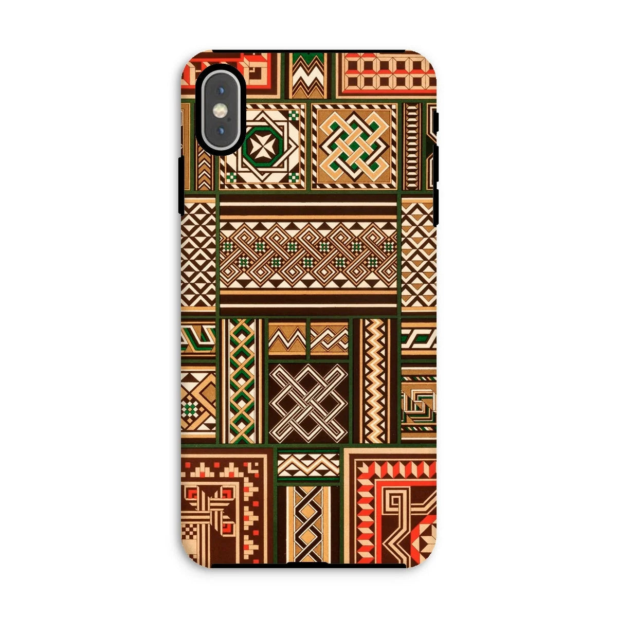 Medieval Floor Tile Patterns - Auguste Racinet Iphone Case Xs Max / Gloss Mobile Phone Cases