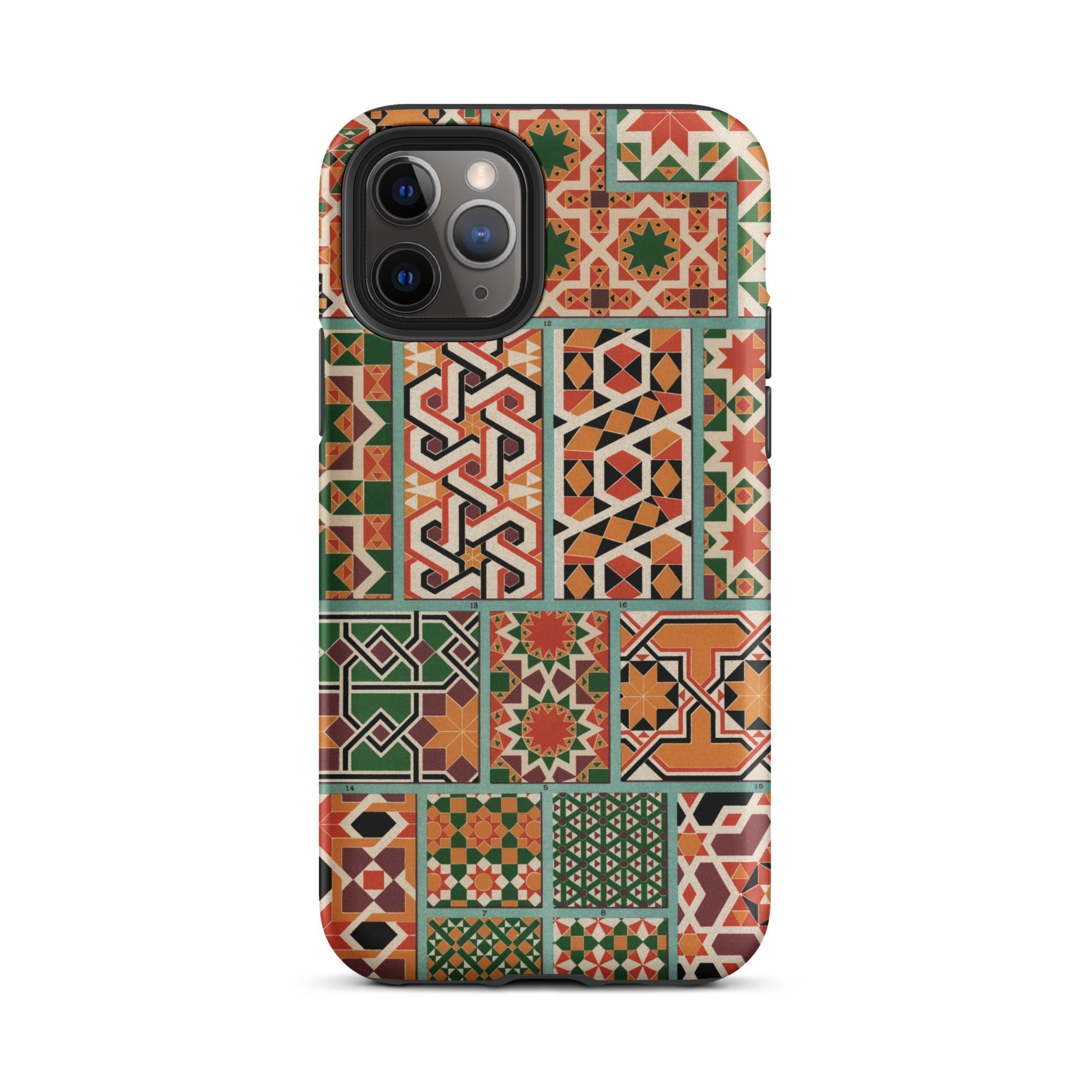 Middle Ages Pattern Design Auguste Racinet Iphone Case, 11 Pro / Matte, Patterned Smartphone Case