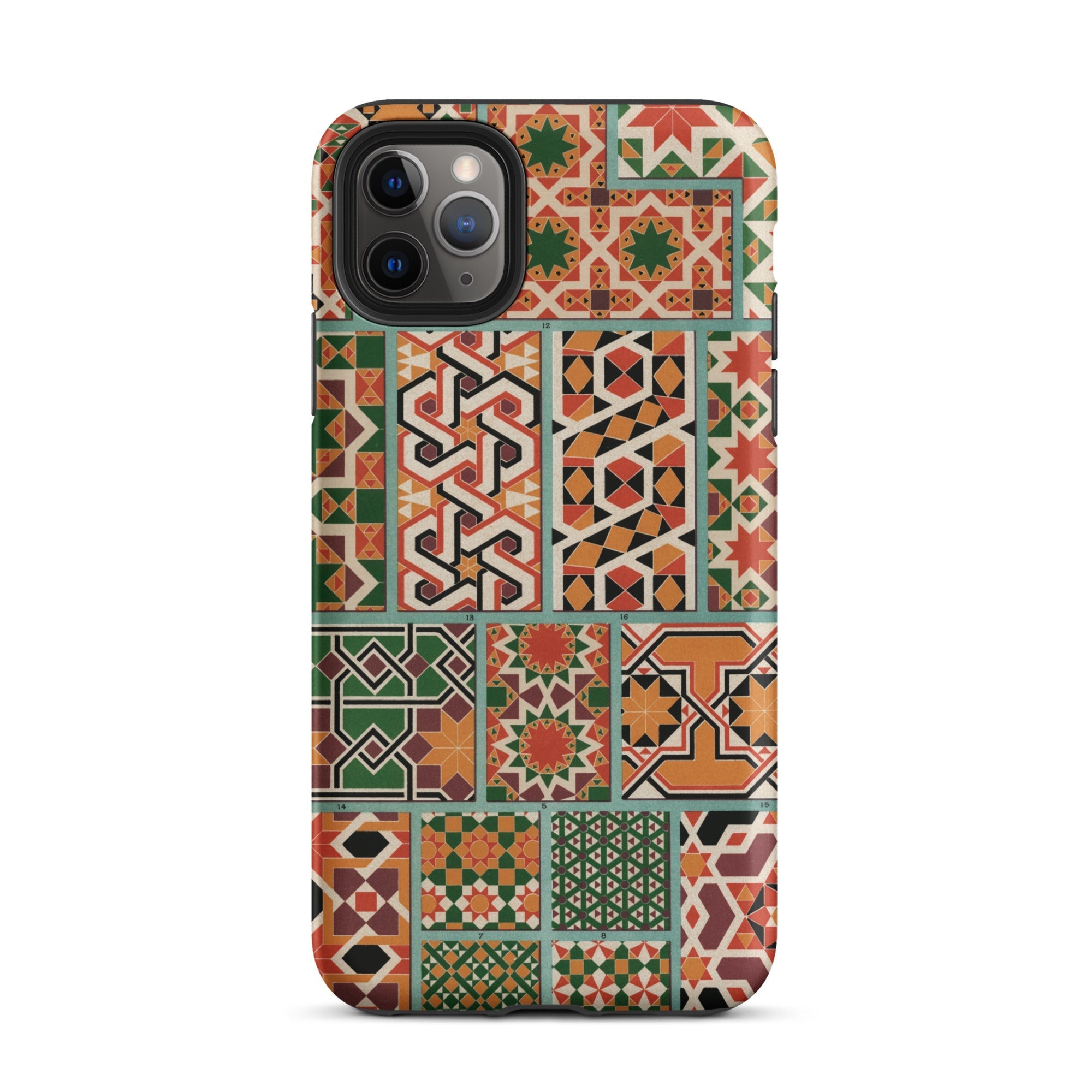Middle Ages Pattern Design Auguste Racinet Iphone Case, 11 Pro Max / Matte, Patterned Smartphone Case