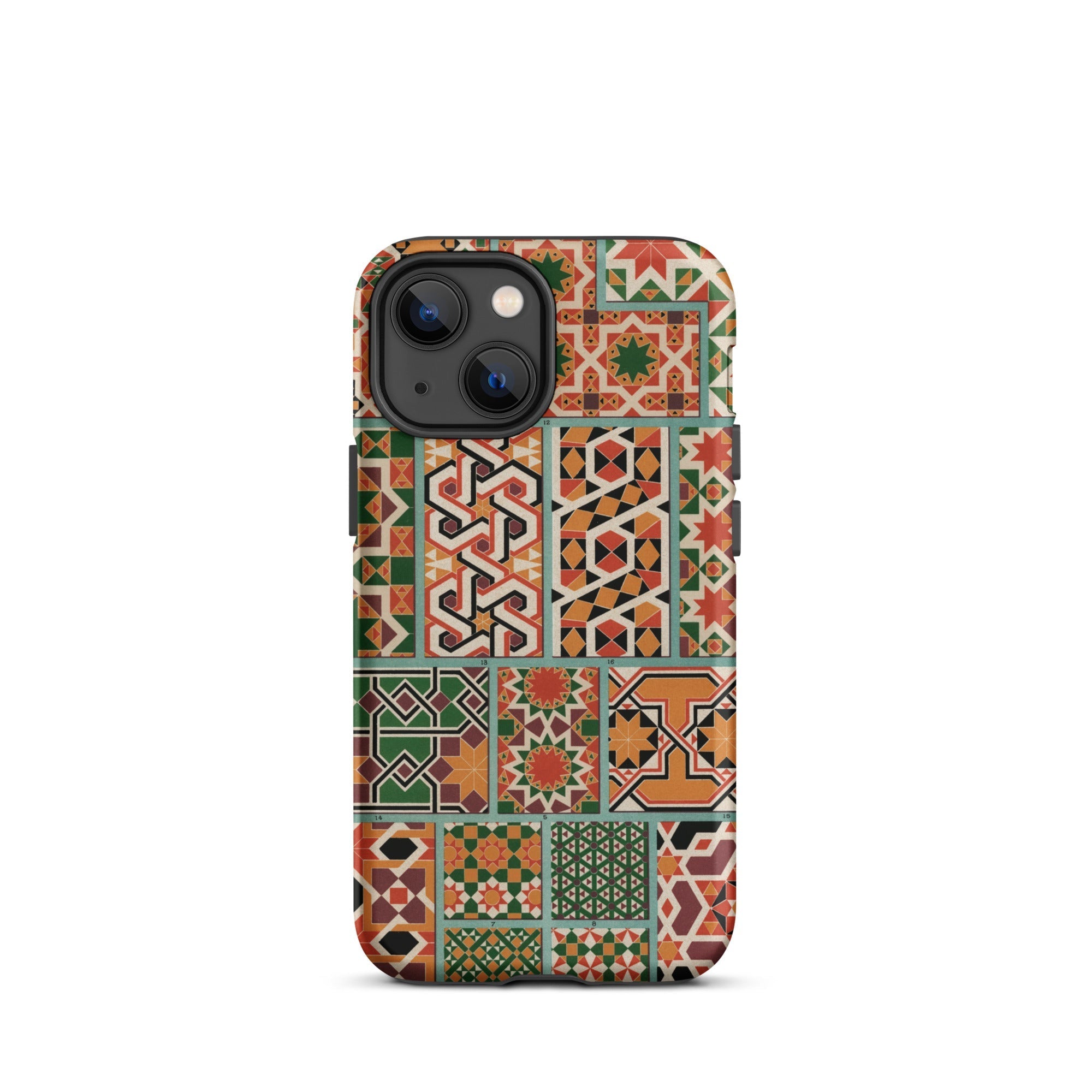 Middle Ages Pattern Design Auguste Racinet Iphone Case, 13 Mini / Matte, Patterned Phone Case