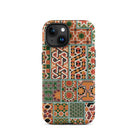Middle Ages Pattern Design Auguste Racinet Iphone Case, 15 / Matte, Patterned Smartphone Case