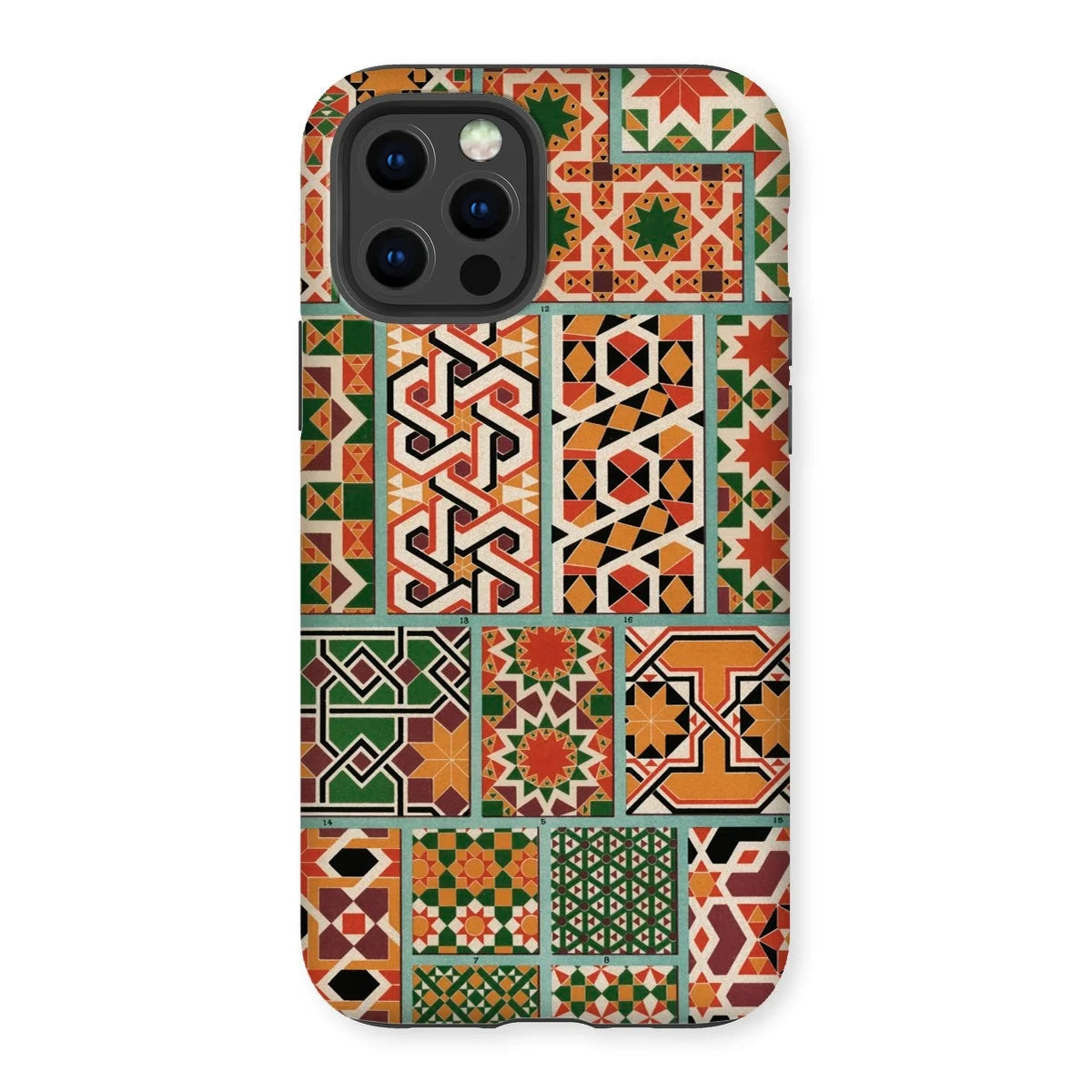 Middle Ages Pattern Design - Auguste Racinet Iphone Case 12 Pro / Matte Mobile Phone Cases