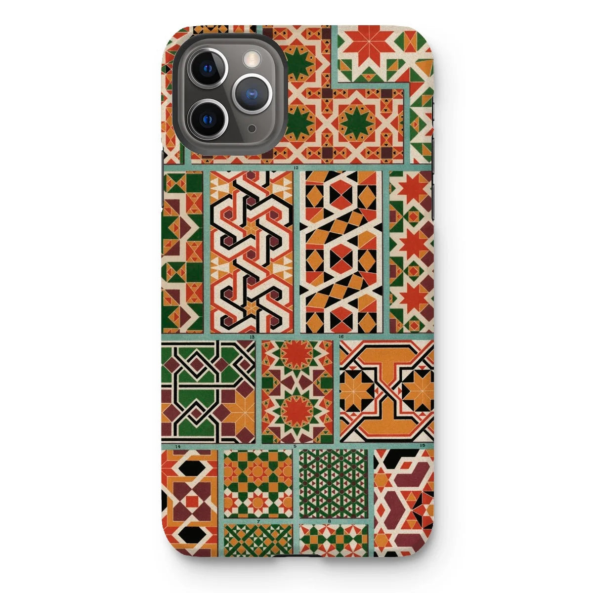 Middle Ages Pattern Design - Auguste Racinet Iphone Case 11 Pro Max / Matte Mobile Phone Cases