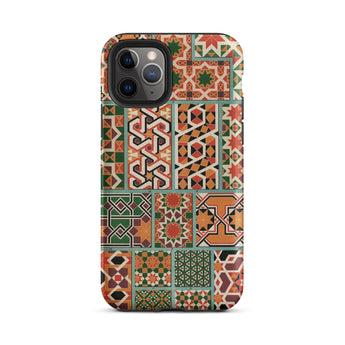 Middle Ages Pattern Design - Auguste Racinet Phone Case Iphone 11 Pro / Matte Patterned Smartphone Case Auguste Racinet, Middle Ages