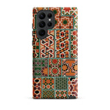 Middle Ages Pattern Design - Auguste Racinet Phone Case Samsung Galaxy S22 Ultra / Matte Vibrant Geometric-patterned Phone Case Patchwork