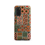 Middle Ages Pattern Design - Auguste Racinet Samsung Case, Galaxy S20 / Matte, Smartphone Case Colorful Mosaic Pattern Geometric Star