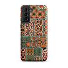 Middle Ages Pattern Design Auguste Racinet Samsung Case, Galaxy S21 Plus / Matte, Phone Case Colorful Mosaic Pattern