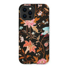 Midnight Call - Flora & Fauna Fabric Iphone Case - 13 Pro Max / Matte