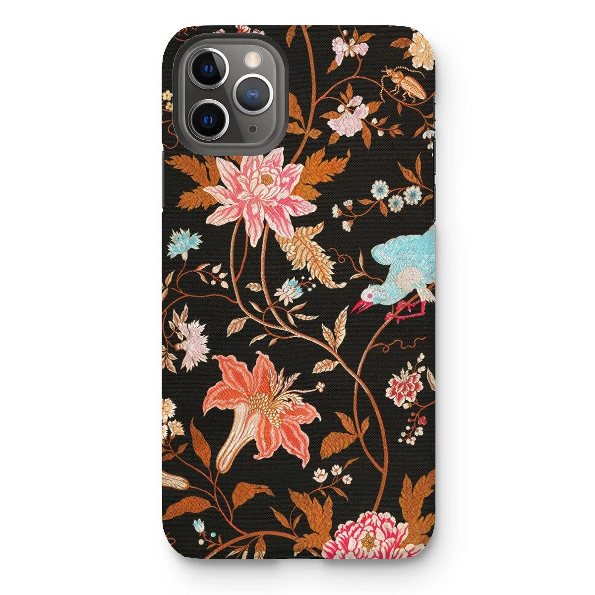Midnight Call - Indian Aesthetic Fabric Art Phone Case - Iphone 11 Pro Max / Matte - Mobile Phone Cases - Aesthetic Art