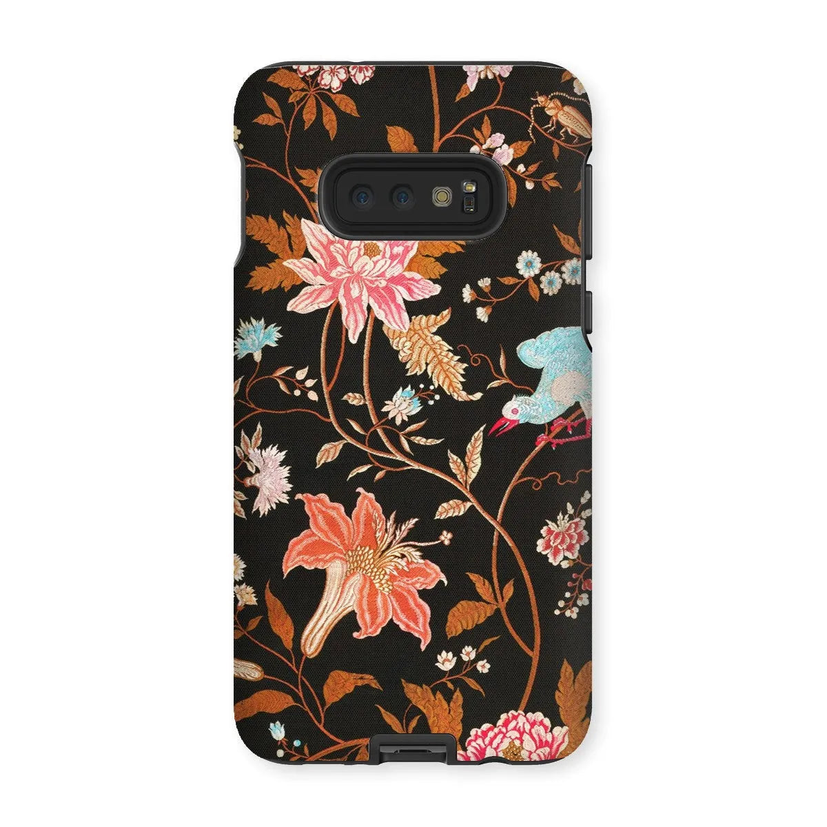 Midnight Call - Indian Aesthetic Fabric Art Phone Case - Samsung Galaxy S10e / Matte - Mobile Phone Cases - Aesthetic
