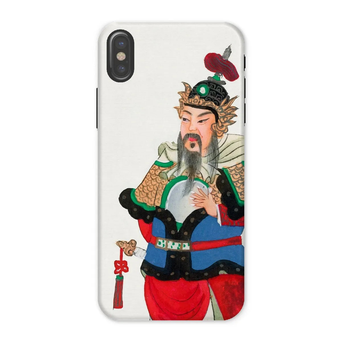 Military Commander - Aesthetic Chinese Art Phone Case - Iphone x / Matte - Mobile Phone Cases - Aesthetic Art