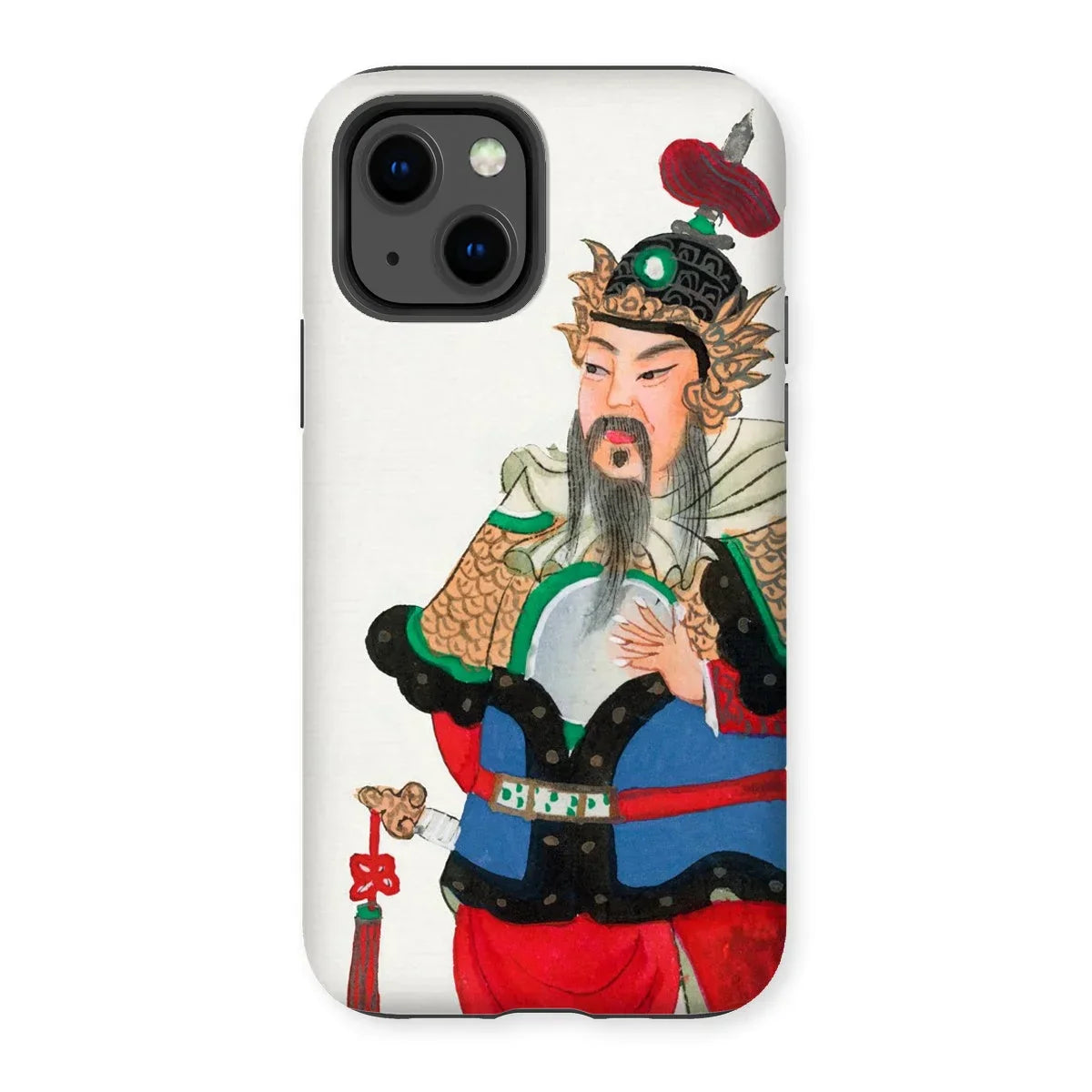 Military Commander - Qing Dynasty Art Iphone Case - 13 / Matte